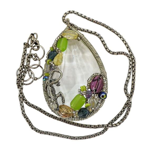 Large Bohemian Jewelry Lot Seed Bead Natural Stones Wood Glass Colorful Bold - Picture 5 of 10